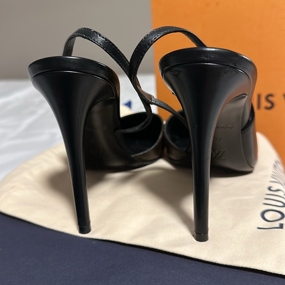 Louis Vuitton Cherie sling back pumps size 37 - Picture 9 of 11